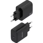 AISENS Cargador GaN 45W con 1xUSB-C PD3.0, Negro